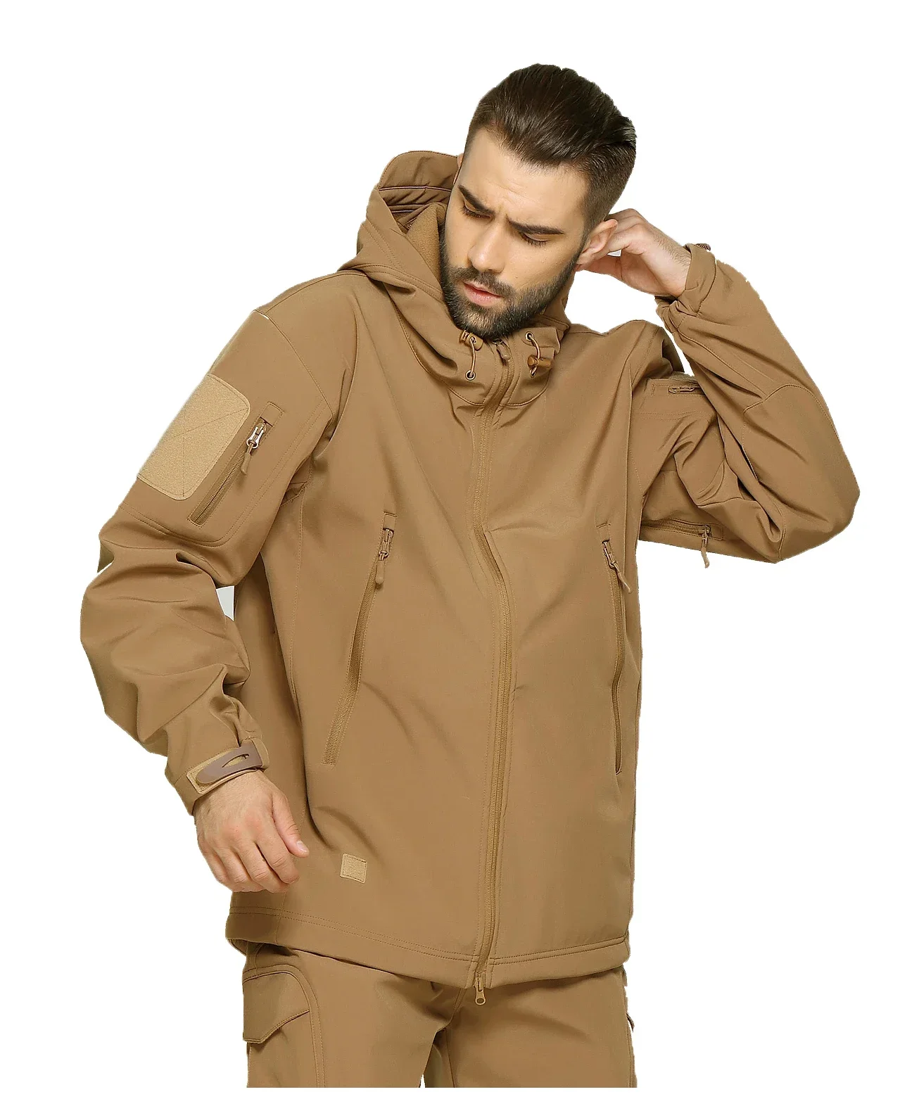 Camouflage Hunting Jacket - EMR Camouflage Soft Shell Assault Suit,