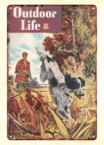 Hunting Dog Outdoor - in home decor 1948 OUTDOOR LIFE
