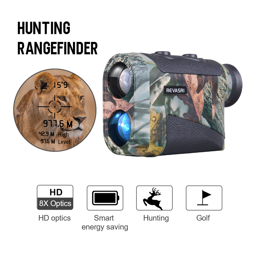 Rangefinder Laser Hunting - REVASRI Hunting Laser Rangefinder with 8X