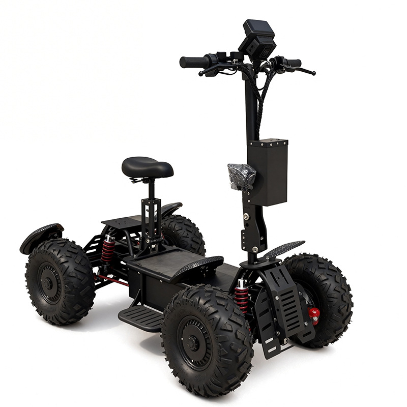 Outdoor Hunting Vehicle - 60V off-road electric four-wheel scooter double-drive