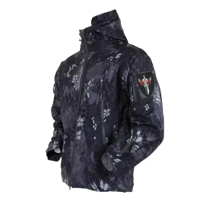 Camouflage Hunting Jacket - 5XL 6XL CP Camouflage Soft Shell