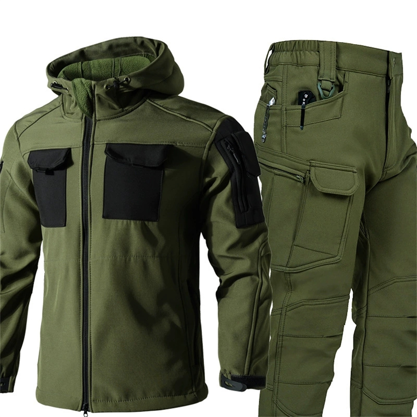 Winter Outdoor Thermal Soft Sh - Camouflage Hunting Jacket ulasan dan harga