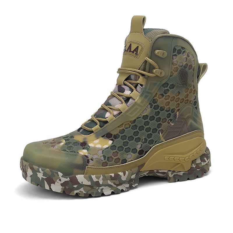 Men Camouflage Waterproof High - Hunting Boot Insole ulasan dan harga