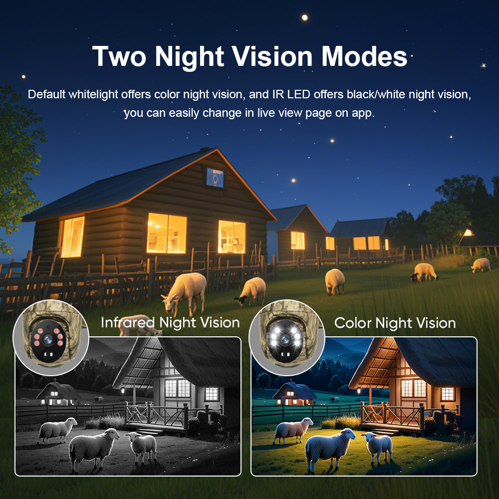 LS VISION 2K Solar Security Ca - Outdoor Hunting Camera Wireless ulasan dan harga