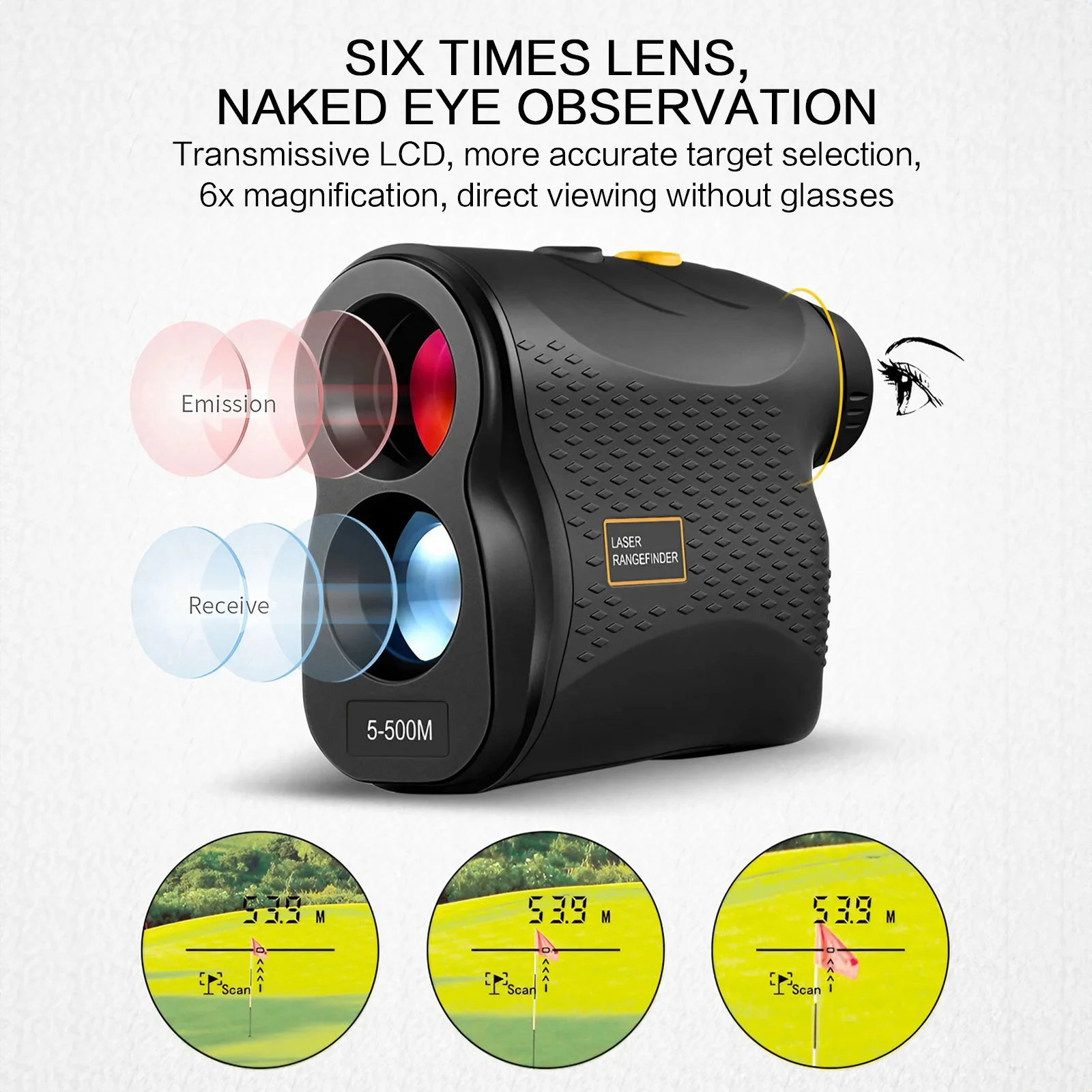 Golf Rangefinder 6X Optical Fl - Rangefinder Laser Hunting ulasan dan harga