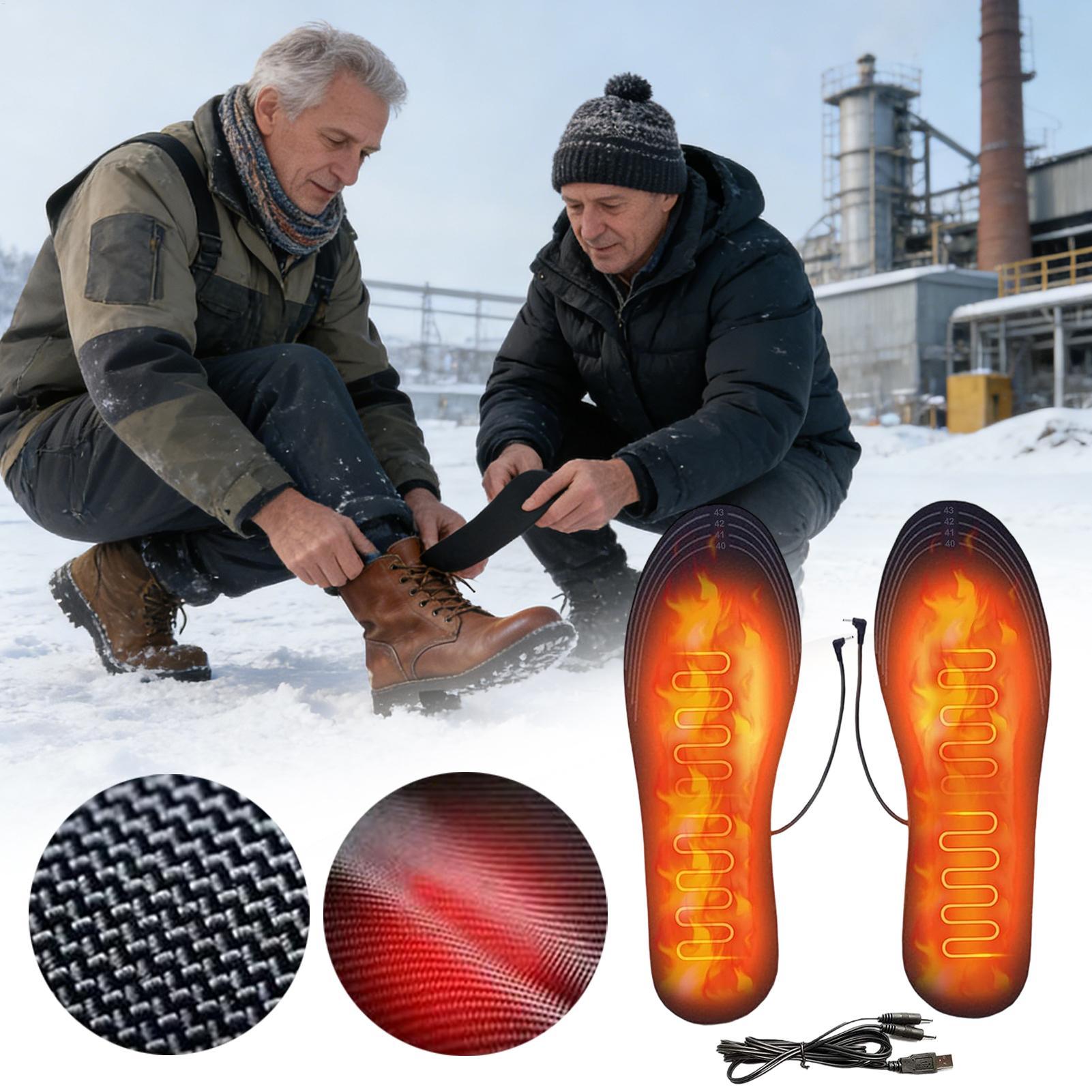 Heated Shoe Insoles Reusable U - Hunting Boot Insole ulasan dan harga