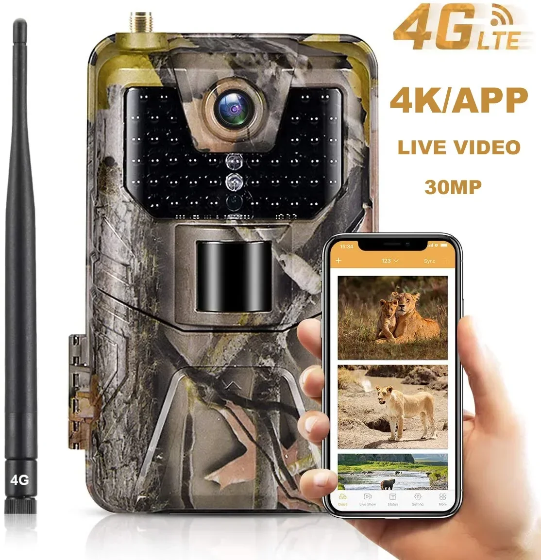 HC-900Pro 36MP photos 4K video - Outdoor Hunting Camera Wireless ulasan dan harga