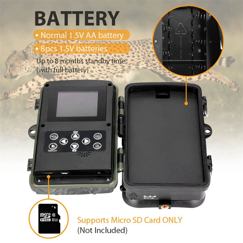 -801A 4K UHD 36MP 4G LTE Night - Outdoor Hunting Camera Wireless ulasan dan harga