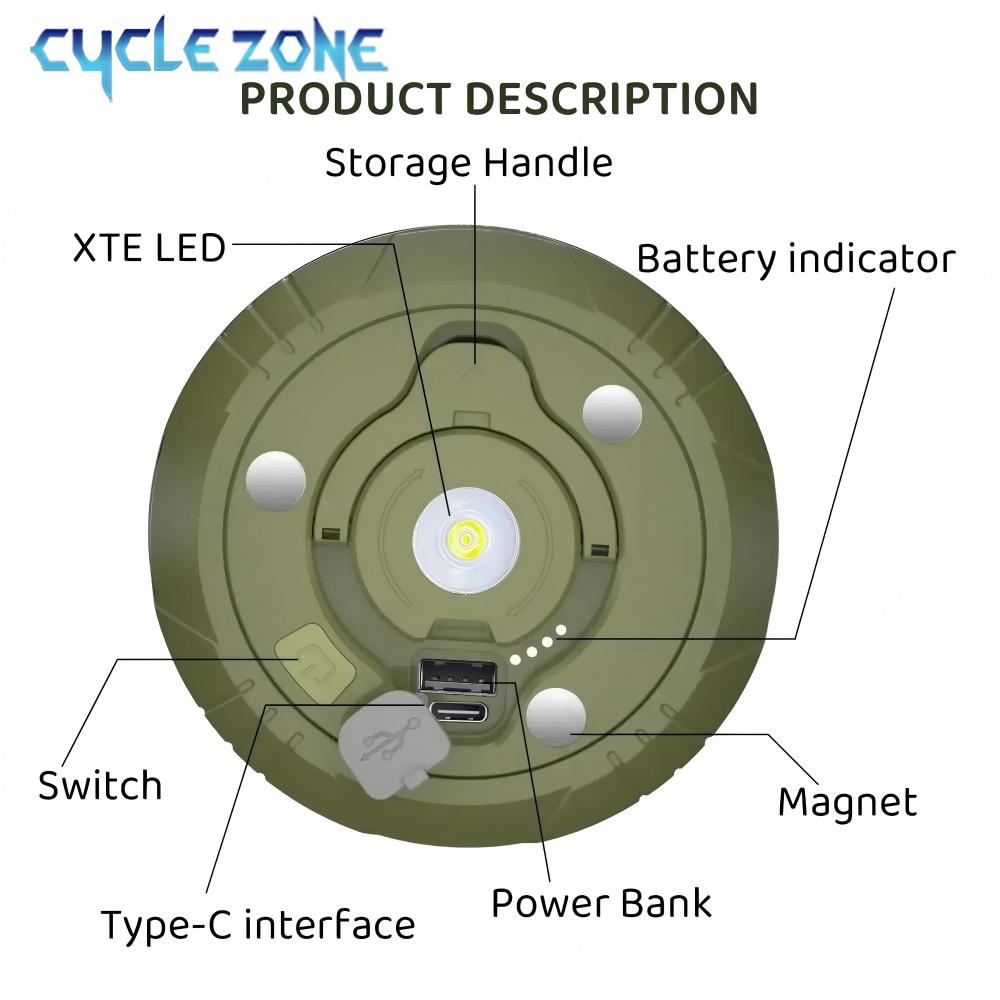 LED Camping Lamp with Reel Str - Hunting Outdoor Decor ulasan dan harga