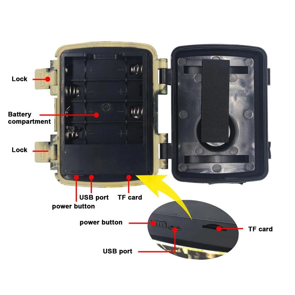 Mini Trail Hunting Camera PIR  - Outdoor Hunting Camera Wireless ulasan dan harga
