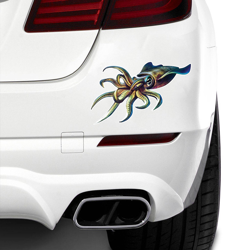 J518# Cartoon Car Sticker Squi - Hunting Outdoor Decor ulasan dan harga