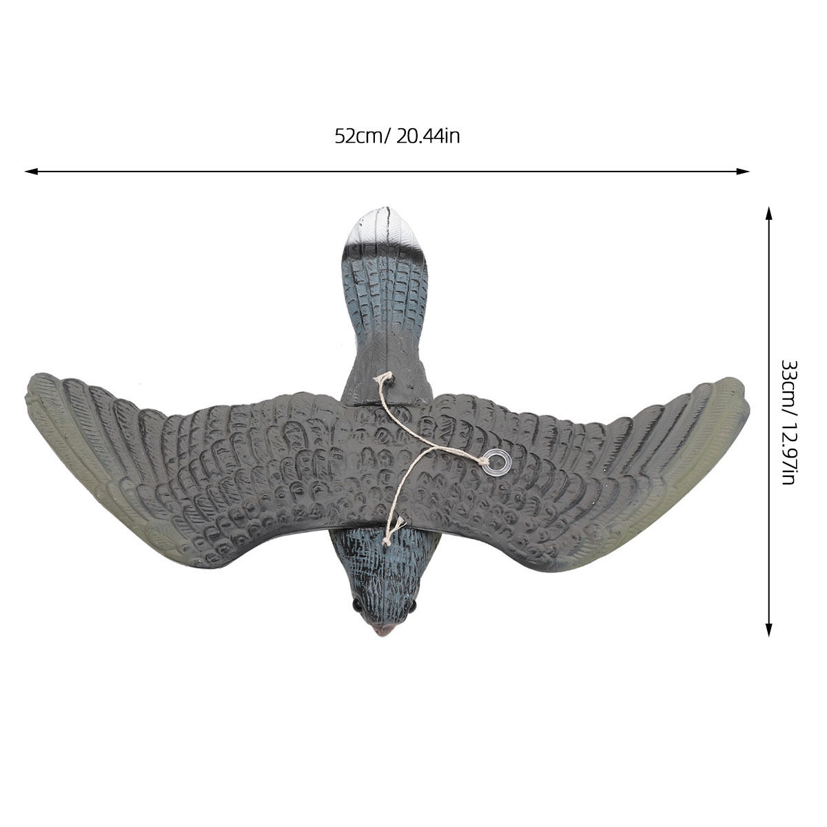 1Pcs Lifelike Plastic Bird Scu - Hunting Outdoor Decor ulasan dan harga