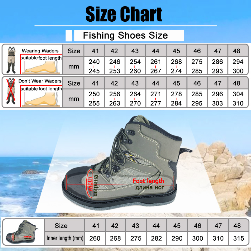 Men Fishing Shoes Wading Fishi - Hunting Boot Insole ulasan dan harga