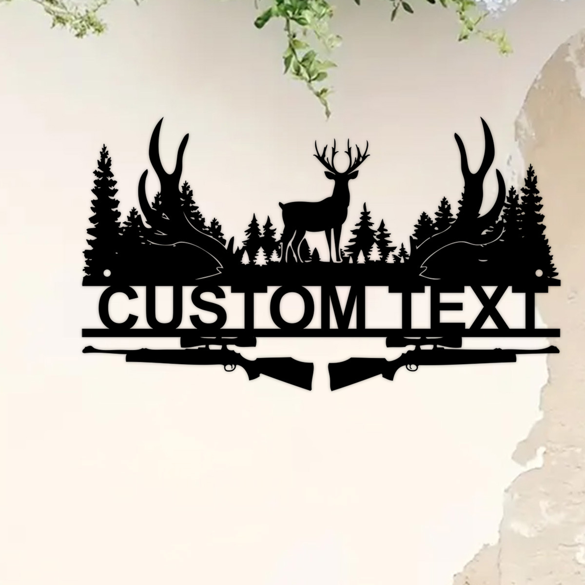 Custom Deer Cabin Metal Sign,  - Hunting Outdoor Decor ulasan dan harga