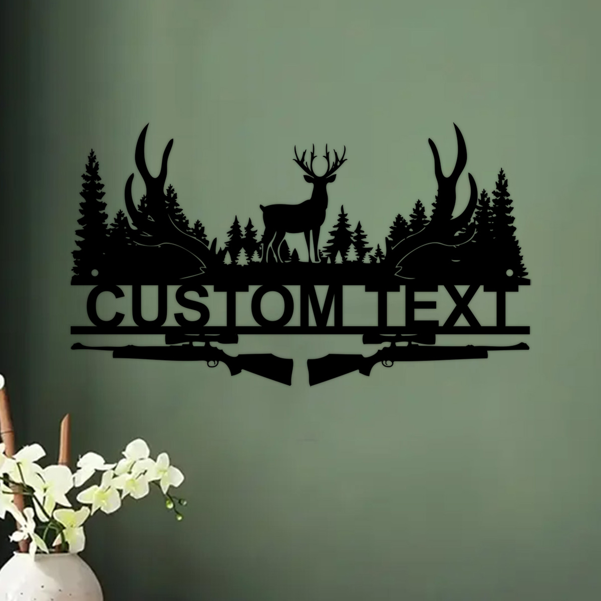 Custom Deer Cabin Metal Sign,  - Hunting Outdoor Decor ulasan dan harga