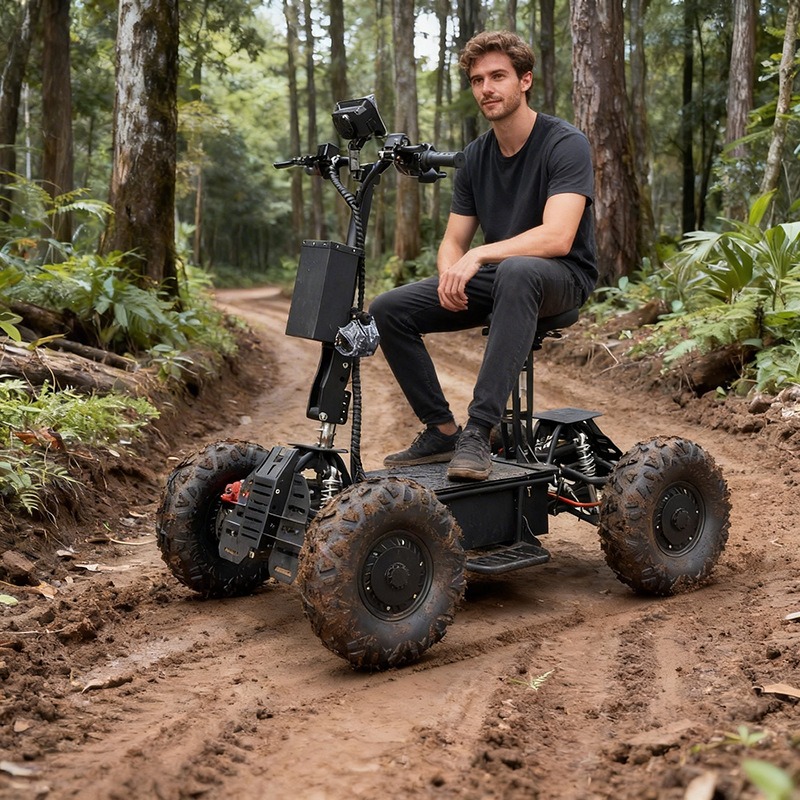 Dual drive 4WD electric vehicl - Outdoor Hunting Vehicle ulasan dan harga