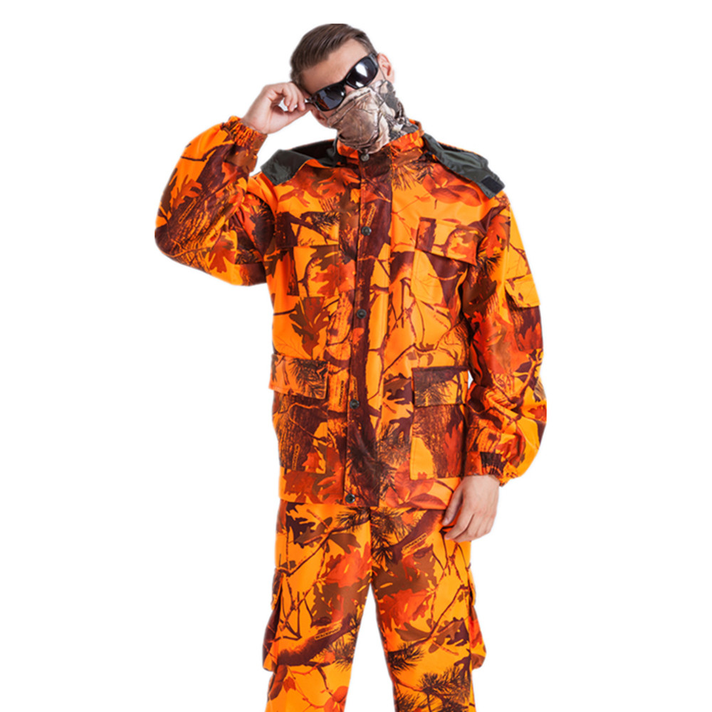 Outdoor Men's Blaze Orange Bio - Camouflage Hunting Jacket ulasan dan harga