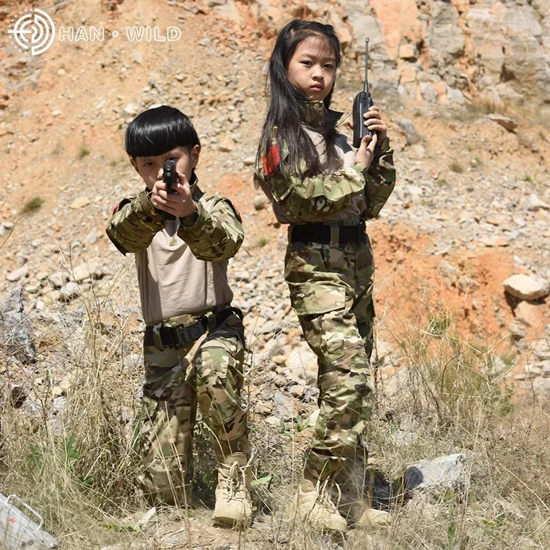 Kids Tactical Uniform Hunting  - Camouflage Hunting Jacket ulasan dan harga