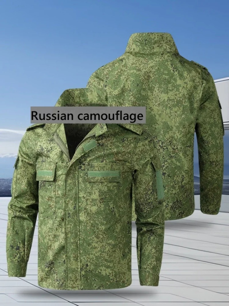 Russian Camouflage Tactical Su - Camouflage Hunting Jacket ulasan dan harga