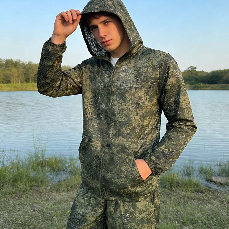 Tactical Hoodies Suits Camo Me - Camouflage Hunting Jacket ulasan dan harga