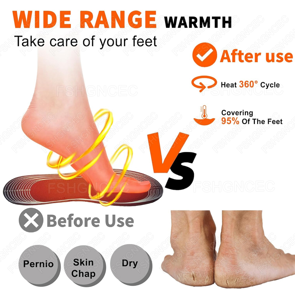 Heated Insoles for Shoes & Boo - Hunting Boot Insole ulasan dan harga