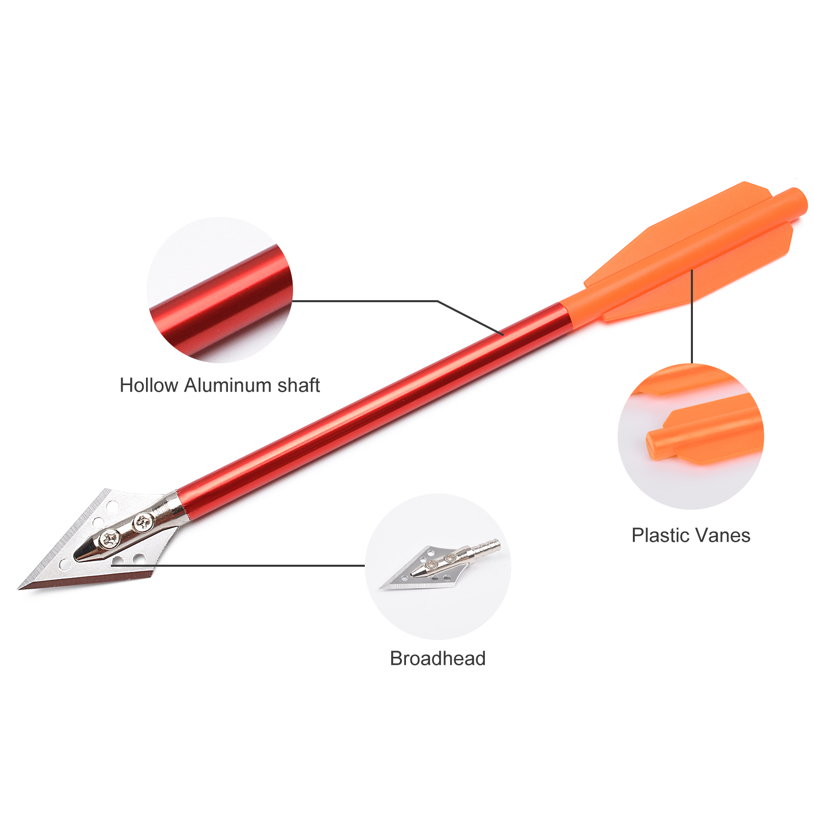 3pcs 6.5Inch Aluminum Crossbow - Is Hunting Outdoor Recreation ulasan dan harga