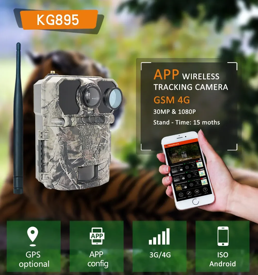 4G Hunting Trail Camera 30MP/1 - Outdoor Hunting Camera Wireless ulasan dan harga