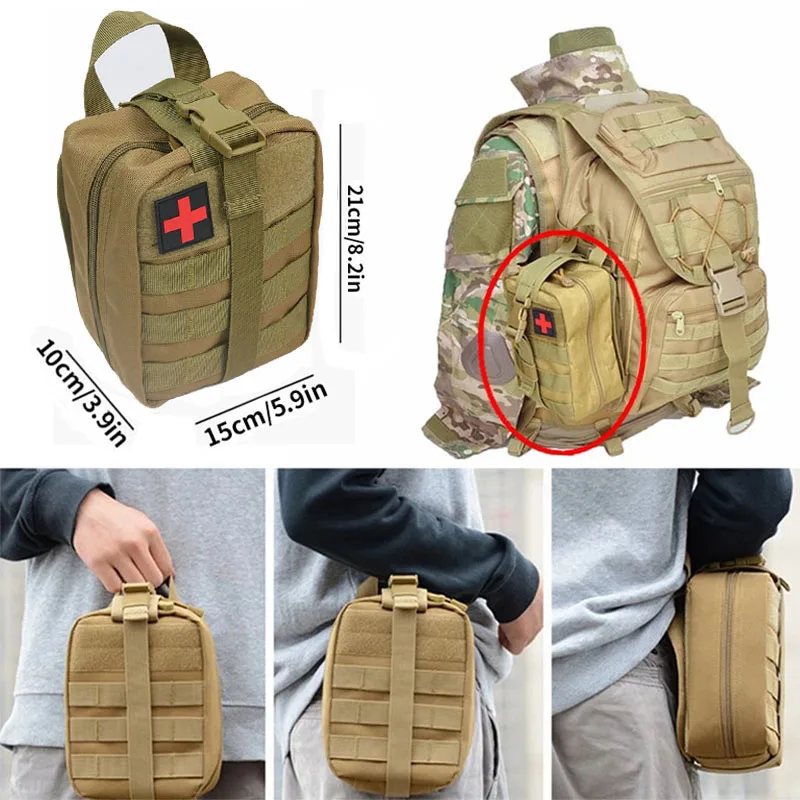 Tactical First Aid Kit Medical - Outdoor Hunting Vehicle ulasan dan harga
