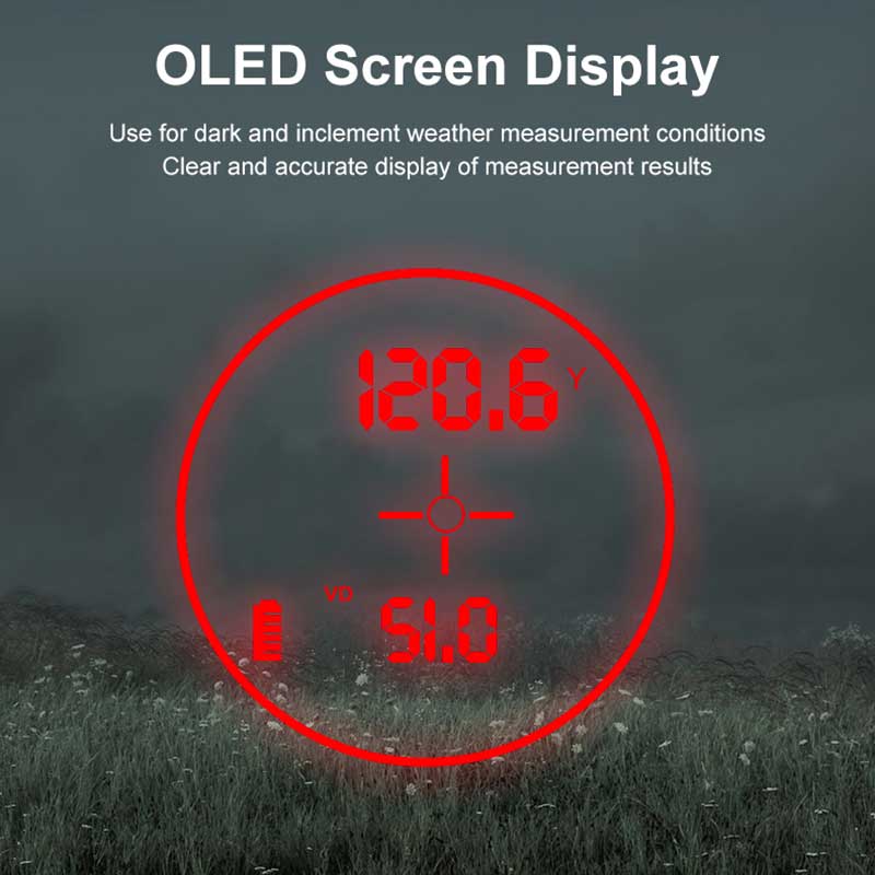 7x Amplification OLED Red Disp - Rangefinder Laser Hunting ulasan dan harga