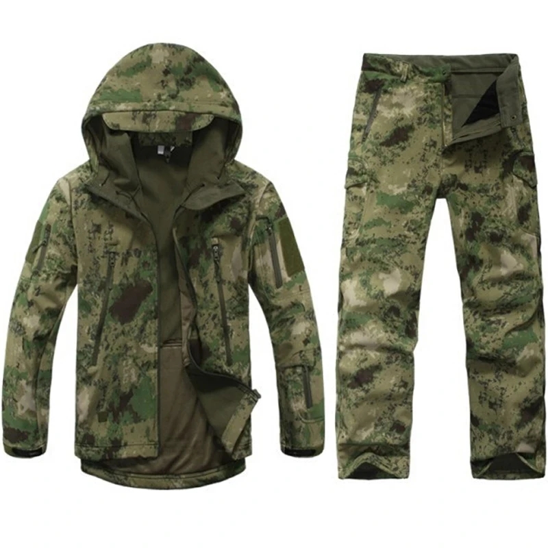 TAD Gear Tactical Softshell  C - Camouflage Hunting Jacket ulasan dan harga