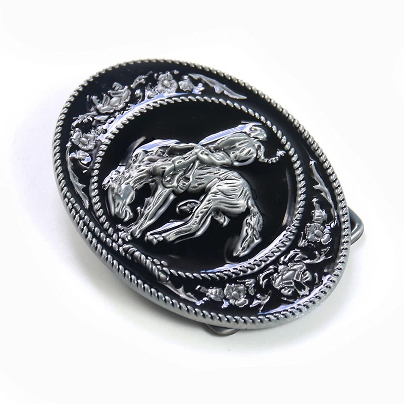 Black Ellipse Belt Buckle Stai - Hunting Outdoor Decor ulasan dan harga
