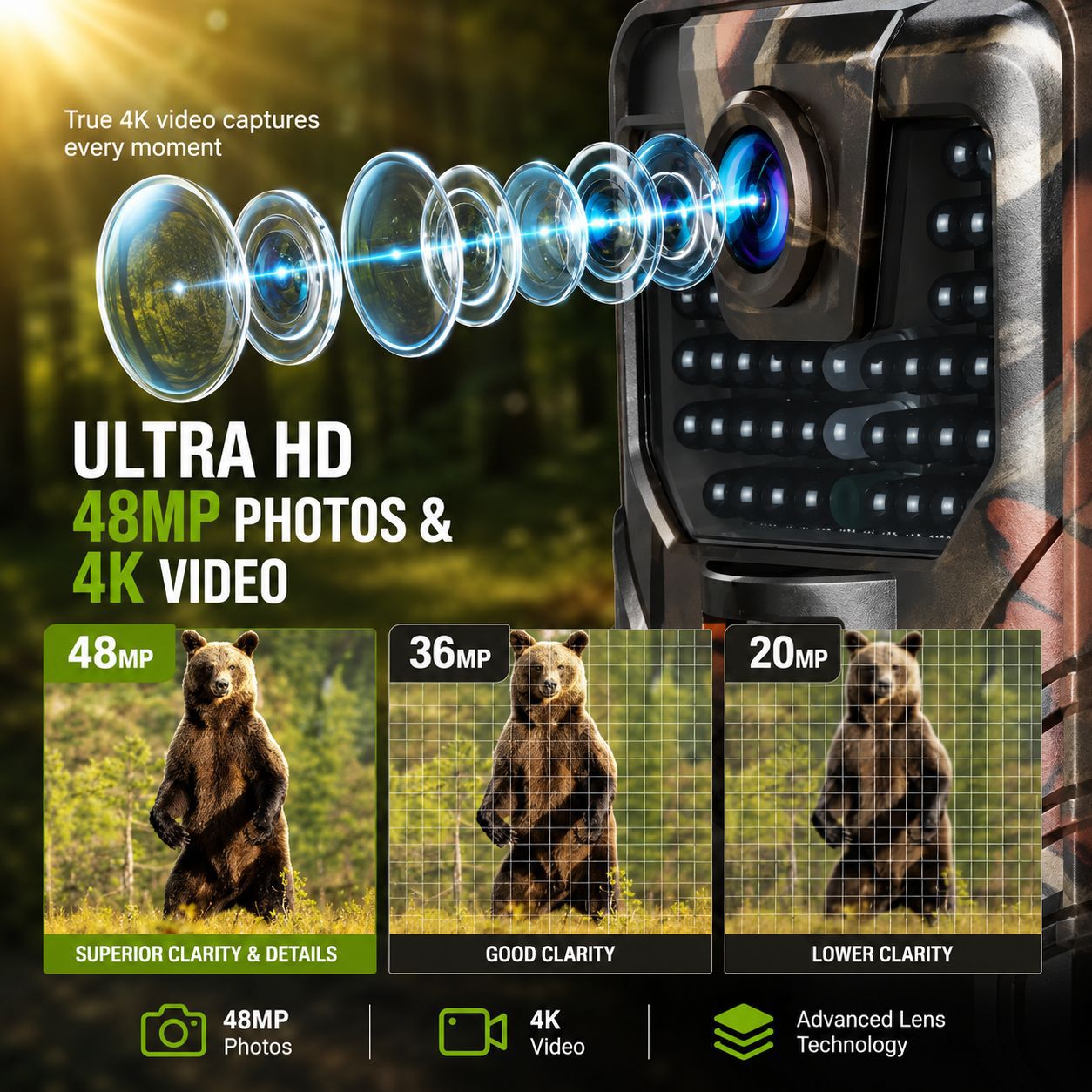 4K Outdoor Wifi Hunting Camera - Outdoor Hunting Camera Wireless ulasan dan harga