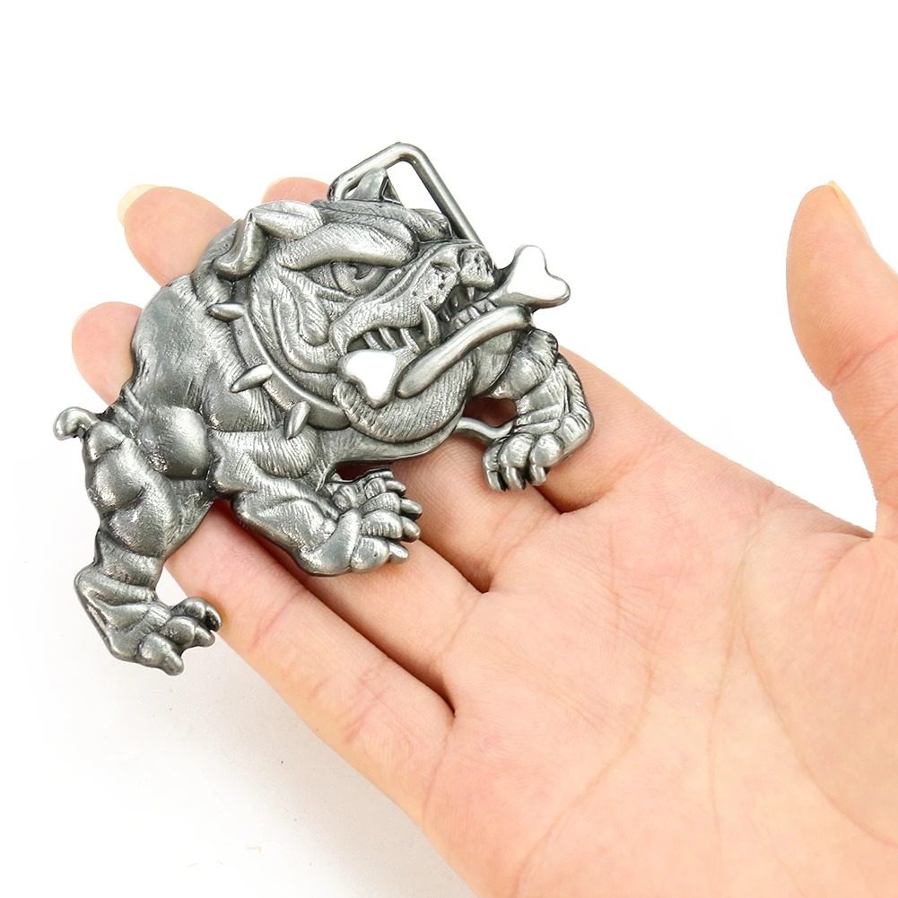 Pit Bull Dog Fangs Belt Buckle - Hunting Dog Outdoor ulasan dan harga